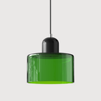 Pendant Light Glass E27 Bulb Compatible Adjustable Cord Ceiling Lamp | Euroselle