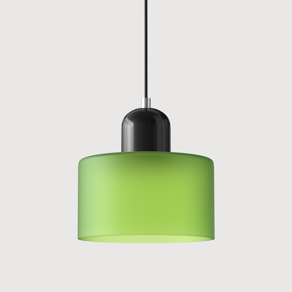 Pendant Light Glass E27 Bulb Compatible Adjustable Cord Ceiling Lamp | Euroselle