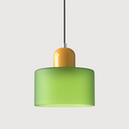 Pendant Light Glass E27 Bulb Compatible Adjustable Cord Ceiling Lamp | Euroselle