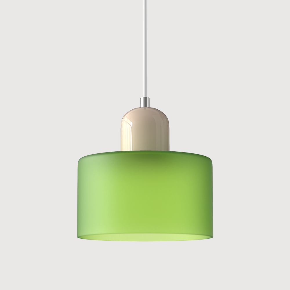 Pendant Light Glass E27 Bulb Compatible Adjustable Cord Ceiling Lamp | Euroselle