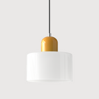 Pendant Light Glass E27 Bulb Compatible Adjustable Cord Ceiling Lamp | Euroselle