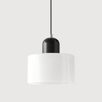 Pendant Light Glass E27 Bulb Compatible Adjustable Cord Ceiling Lamp | Euroselle