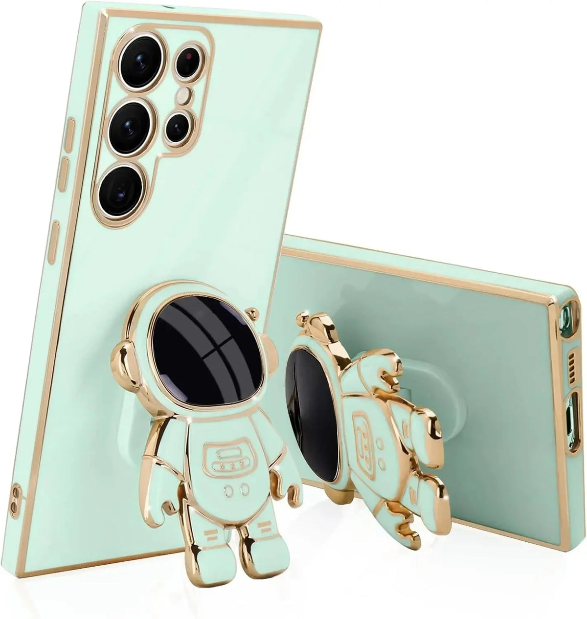 Pouzdro Space Explorer pro Samsung Galaxy — 3D figurka z TPU s výklopným stojánkem