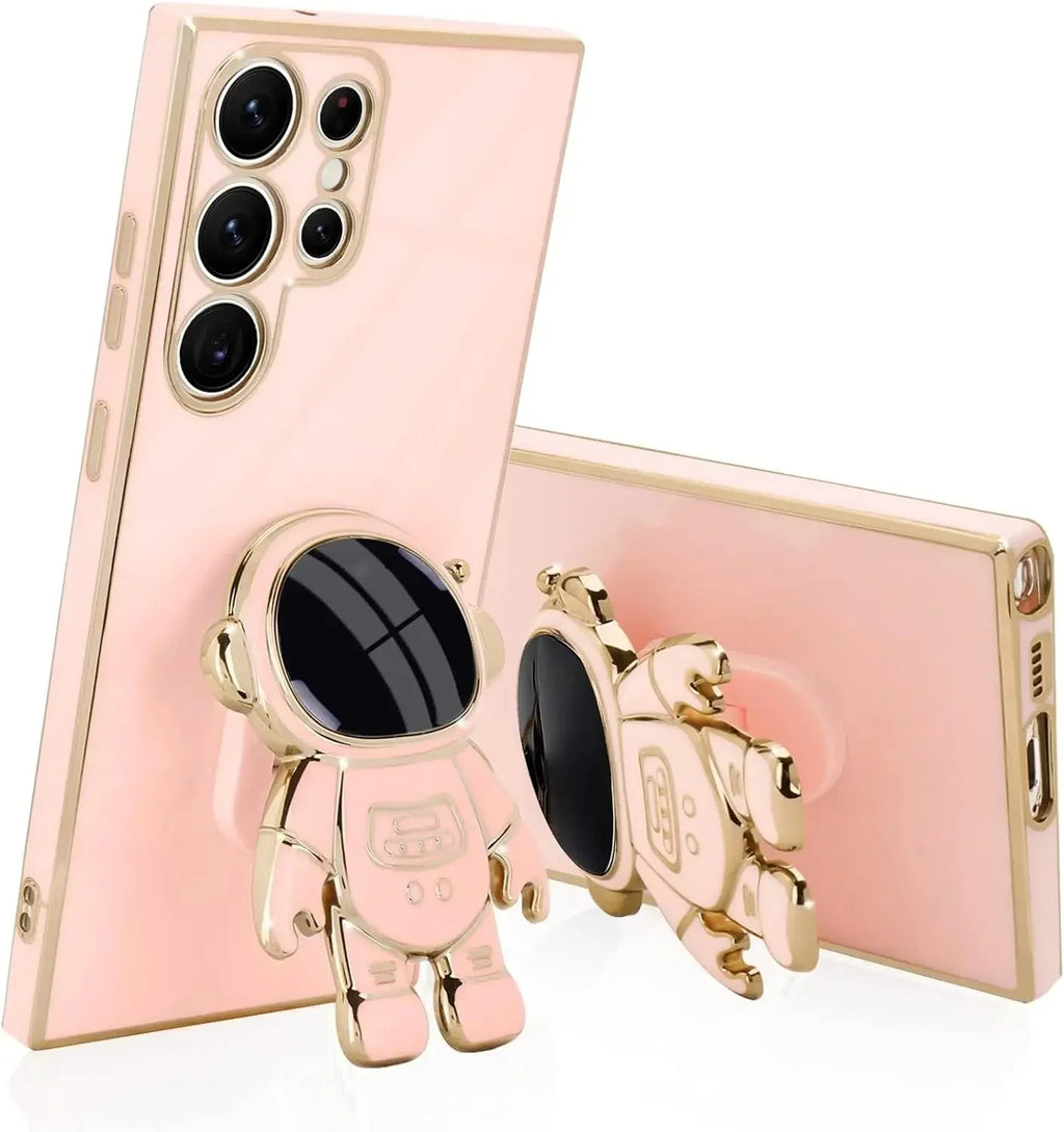 Pouzdro Space Explorer pro Samsung Galaxy — 3D figurka z TPU s výklopným stojánkem