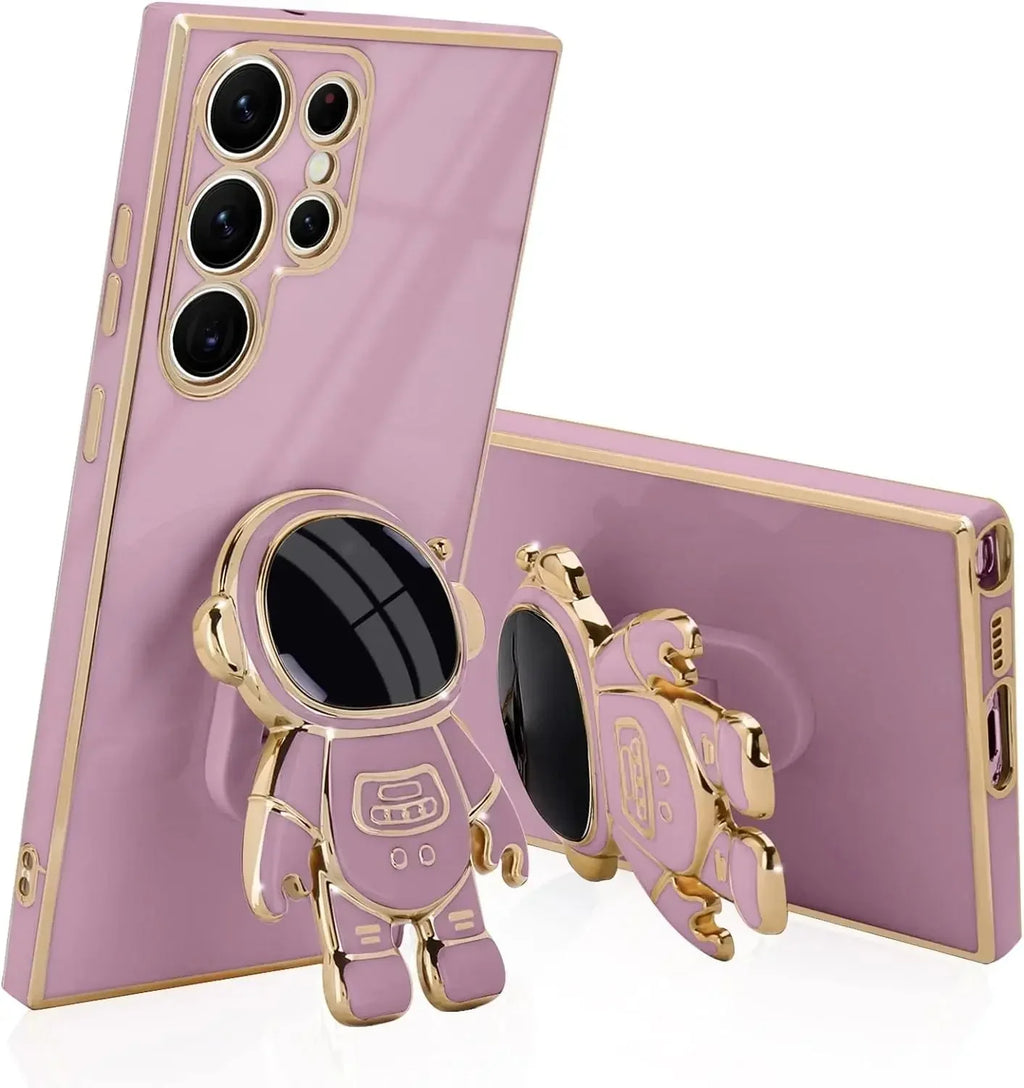 Pouzdro Space Explorer pro Samsung Galaxy — 3D figurka z TPU s výklopným stojánkem