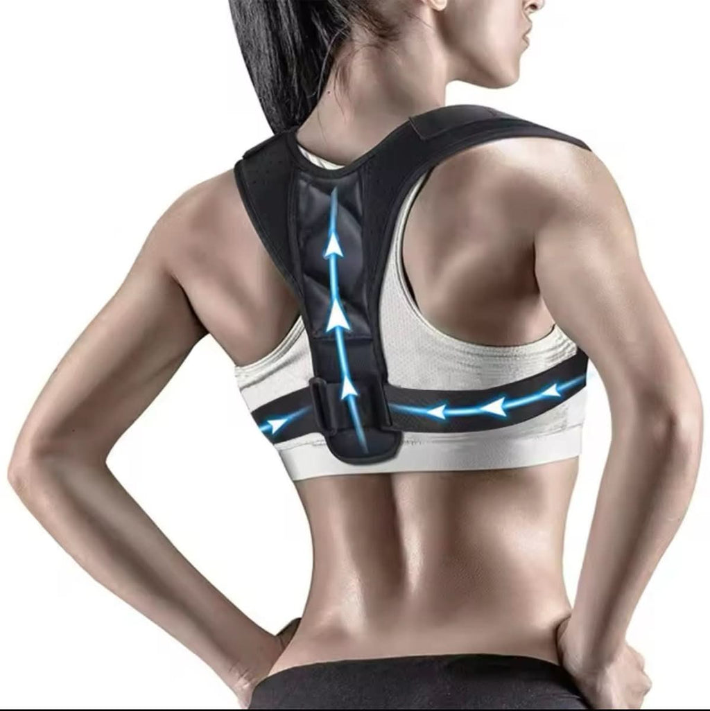 Corrector de postura erguida SpineAlign — Comodidad transpirable, alineación ergonómica de la columna vertebral