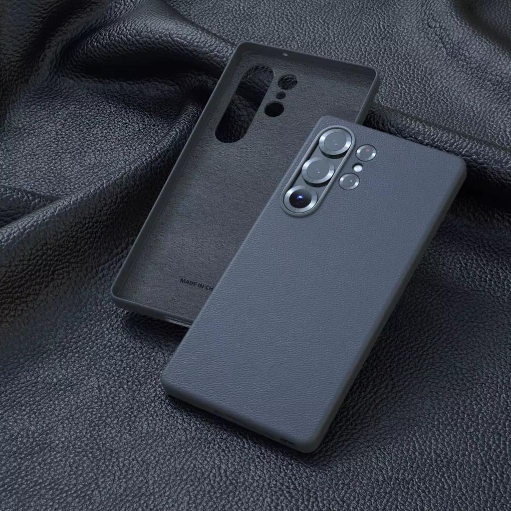 Iskunkestävä nahkainen Samsung Galaxy S25 S24 S23 S22 S21 Ultra Plus -kotelo