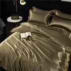 Premium silk-look bed set designed for smooth, cooling comfort and elegant year-round sleep - Euroselle