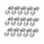 Heavy-Duty 10 PCS Hydraulic Cabinet Hinges Silent Closing - Euroselle