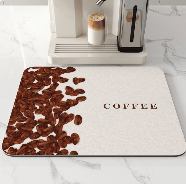 Alfombrilla de cocina estrecha de diatomita AquaSorb — Superficie muy absorbente y de secado rápido