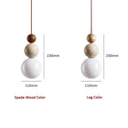 Modern Minimal Travertine Pendant Light