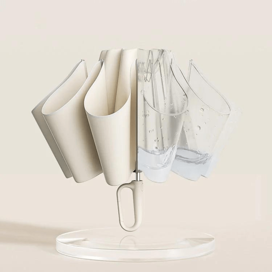City Shield Compact Auto Open Umbrella — Windproof Frame