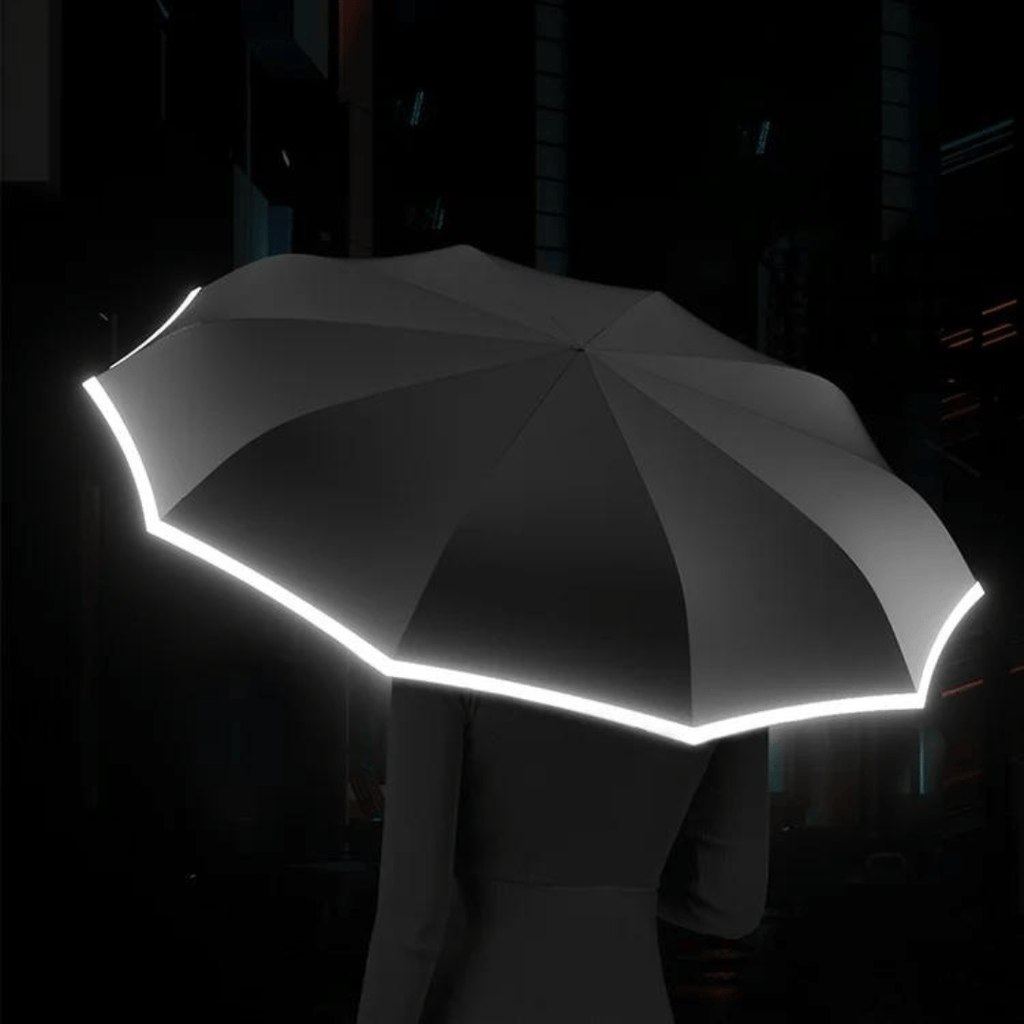 City Shield Compact Auto Open Umbrella — Windproof Frame