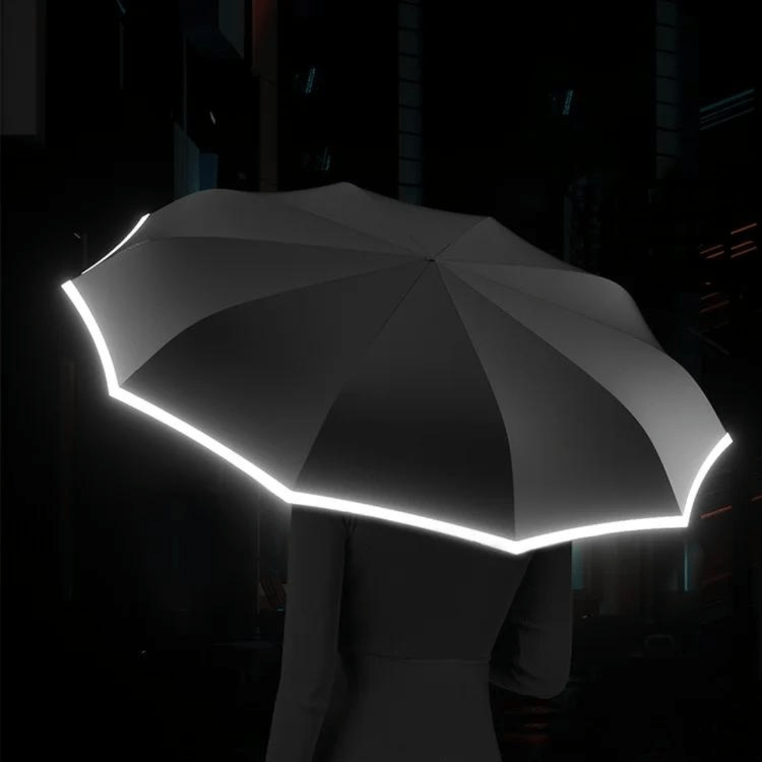 City Shield Compact Auto Open Umbrella — Windproof Frame
