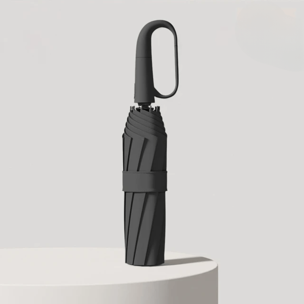 City Shield Compact Auto Open Umbrella — Windproof Frame