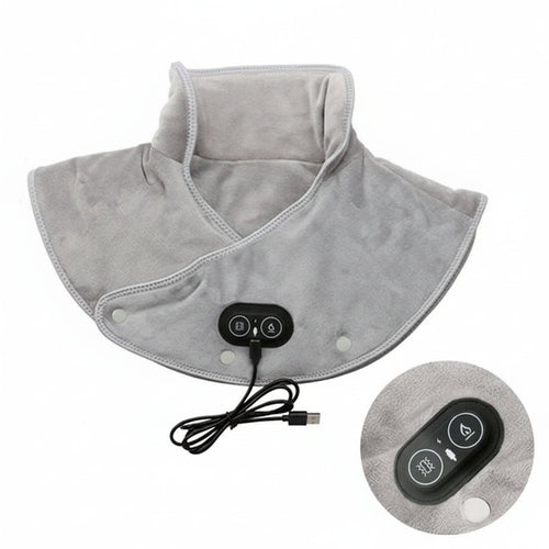 AeroRelief USB Neck Massager — Adjustable Heat, Vibration Feature, 3 Heat Settings
