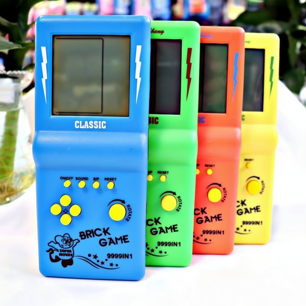 Kapesní retro konzole PixelNova Tetris — 3,5palcový displej, kompaktní provedení