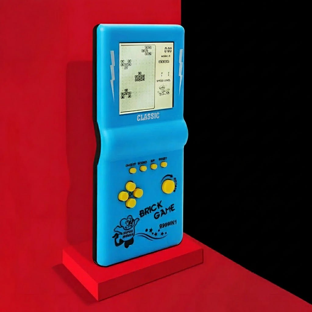 Kapesní retro konzole PixelNova Tetris — 3,5palcový displej, kompaktní provedení