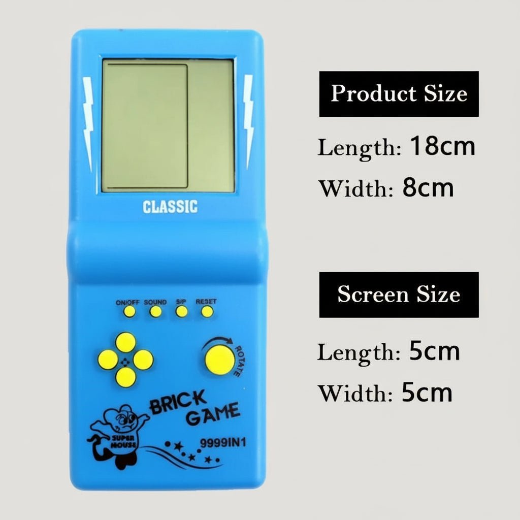 Kapesní retro konzole PixelNova Tetris — 3,5palcový displej, kompaktní provedení
