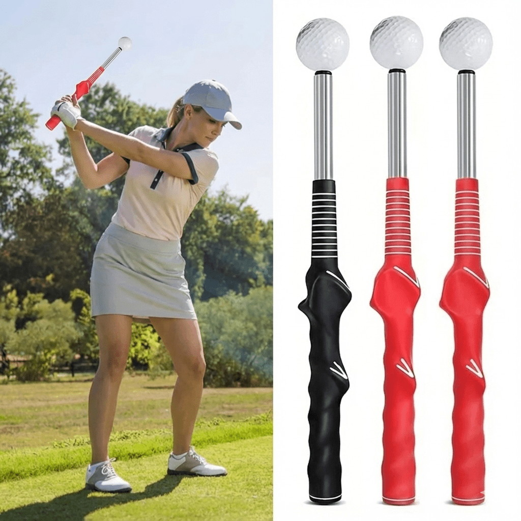 TempoPulse Golf-Schwungtrainer – Ausziehbare Konstruktion, hörbares Klick-Feedback