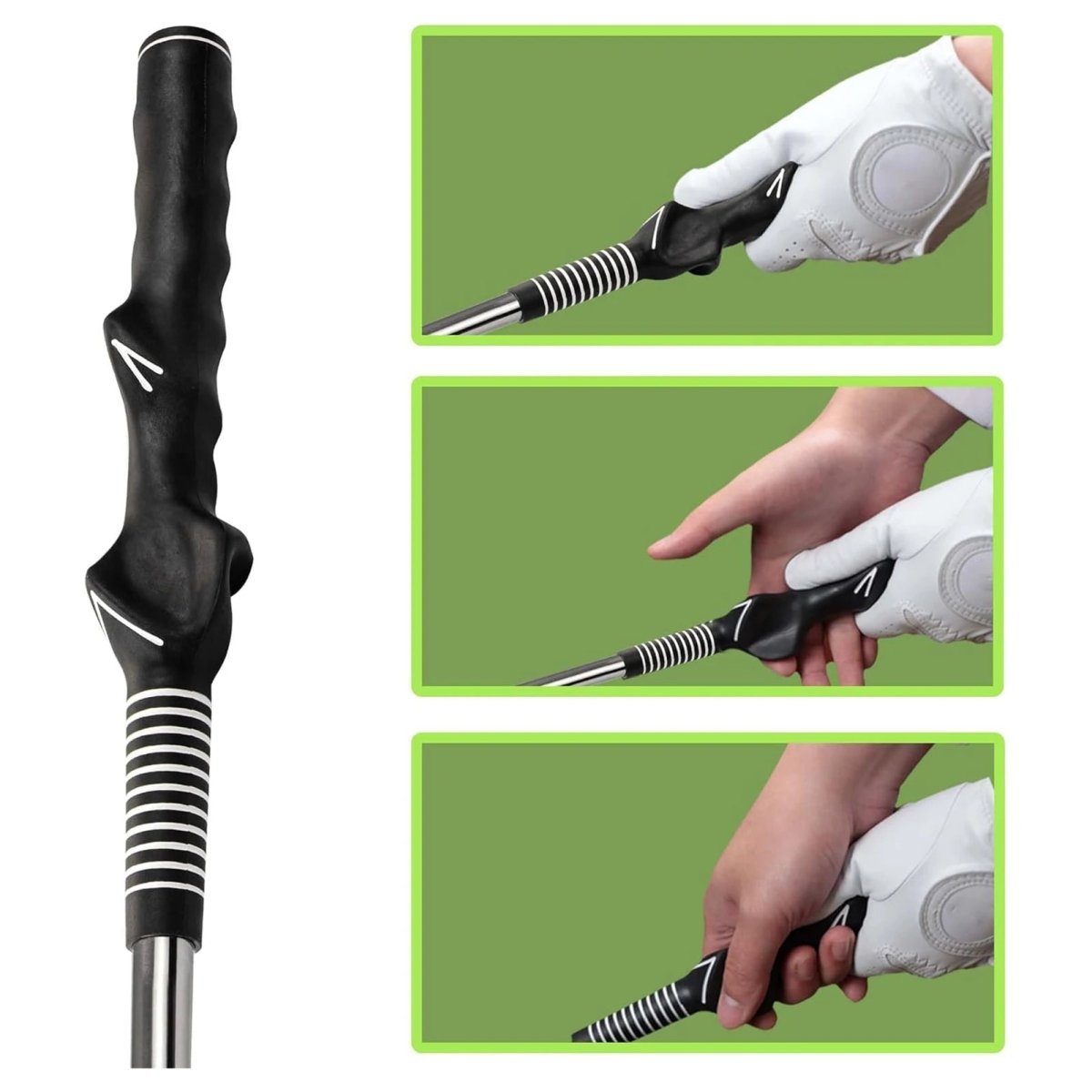 TempoPulse Golf-Schwungtrainer – Ausziehbare Konstruktion, hörbares Klick-Feedback