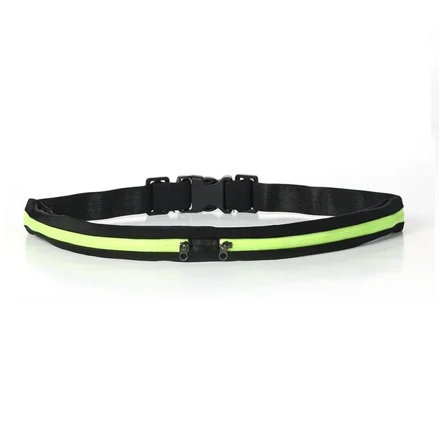 Borsetă de talie ajustabilă impermeabilă pentru alergare TrailGuard — două compartimente