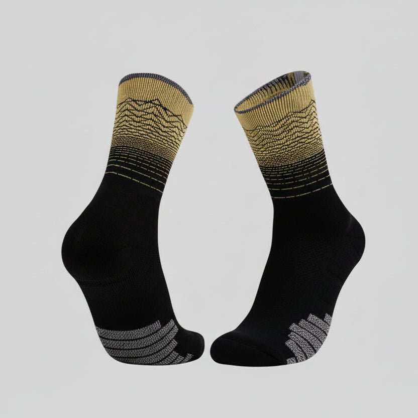 AeroStride Breathable Padded Running Socks — Antiblister Design, Strategic Cushioning Zones
