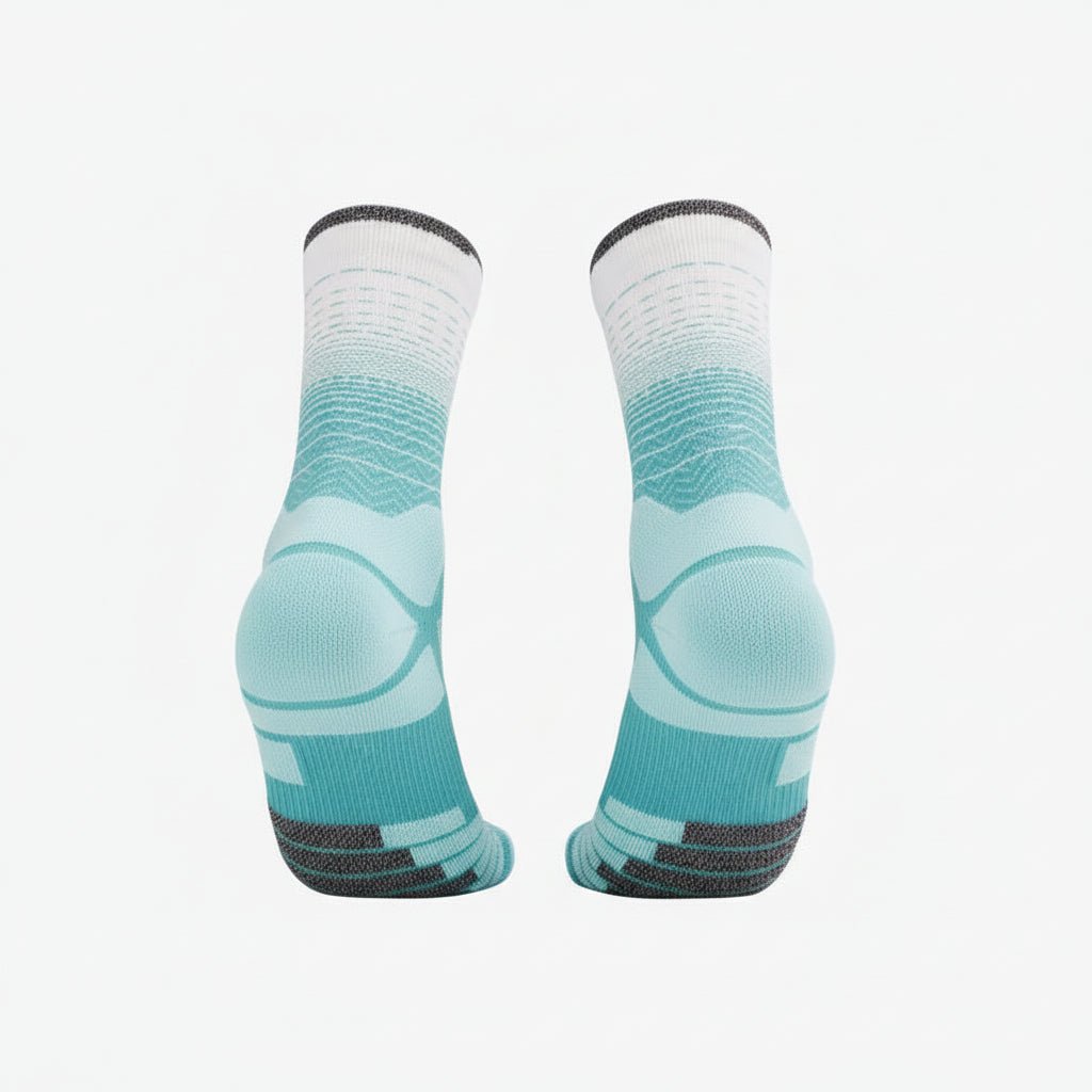 AeroStride Breathable Padded Running Socks — Antiblister Design, Strategic Cushioning Zones