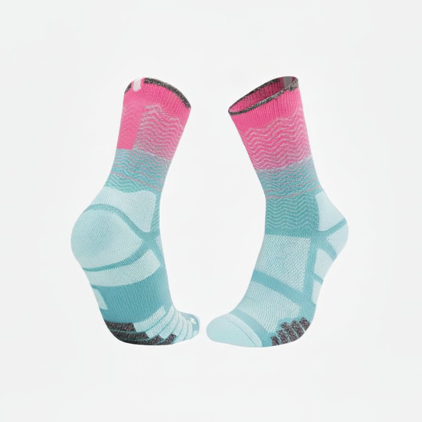 AeroStride Breathable Padded Running Socks — Antiblister Design, Strategic Cushioning Zones