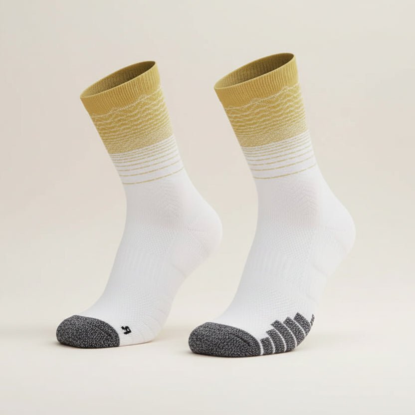 AeroStride Breathable Padded Running Socks — Antiblister Design, Strategic Cushioning Zones