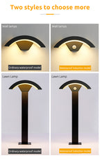 Lunara LED Außenwandleuchte mit Bewegungssensor für Garten
