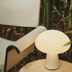 Mushroom Table Lamp, Rechargeable, Touch Dimmer, Warm Light | Euroselle