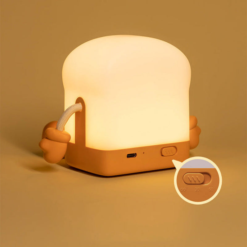 Nachtlicht Wiederaufladbar LED USB Betrieben Toast Design | Euroselle
