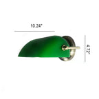Kirrea Vintage Glas- und Eisenwandleuchte mit industriellem Charme