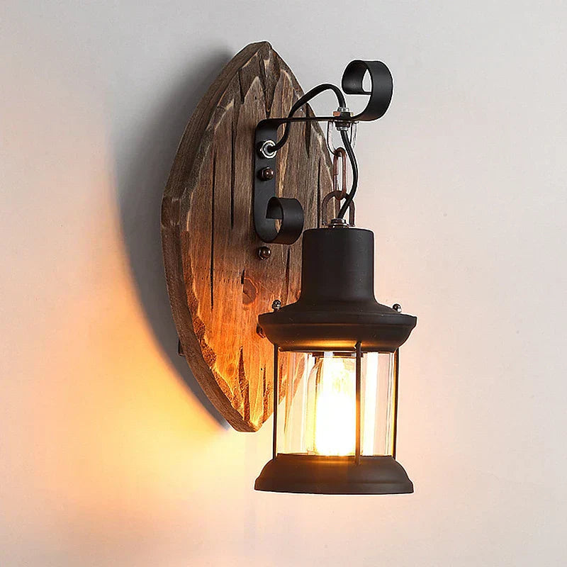Wall Lamp Metal Vintage Industrial LED 220V Rustic Indoor Sconce Light Fixture | Euroselle