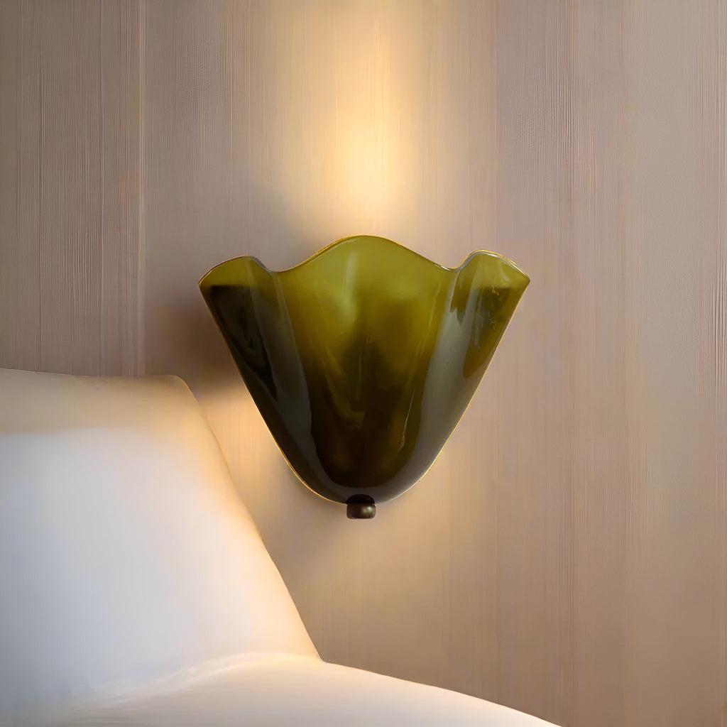Retro Glas-Wandlampe warmes LED-Akzentlicht - Euroselle