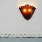Retro Glas-Wandlampe warmes LED-Akzentlicht - Euroselle
