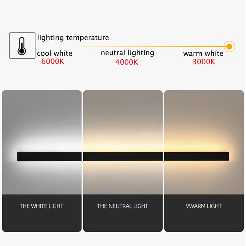 Lunera Minimalistische Außenwandleuchte Aluminium Acryl IP65