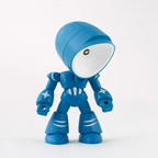 Roboter-LED-Tischlampe, Kunststoff, warmes Licht, batteriebetrieben | Euroselle