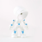 Roboter-LED-Tischlampe, Kunststoff, warmes Licht, batteriebetrieben | Euroselle