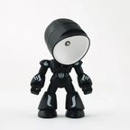 Roboter-LED-Tischlampe, Kunststoff, warmes Licht, batteriebetrieben | Euroselle