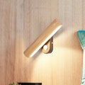Rotatable LED Wall Sconce, Wood Finish, Dual Color Temperature, 2 Sizes | Euroselle