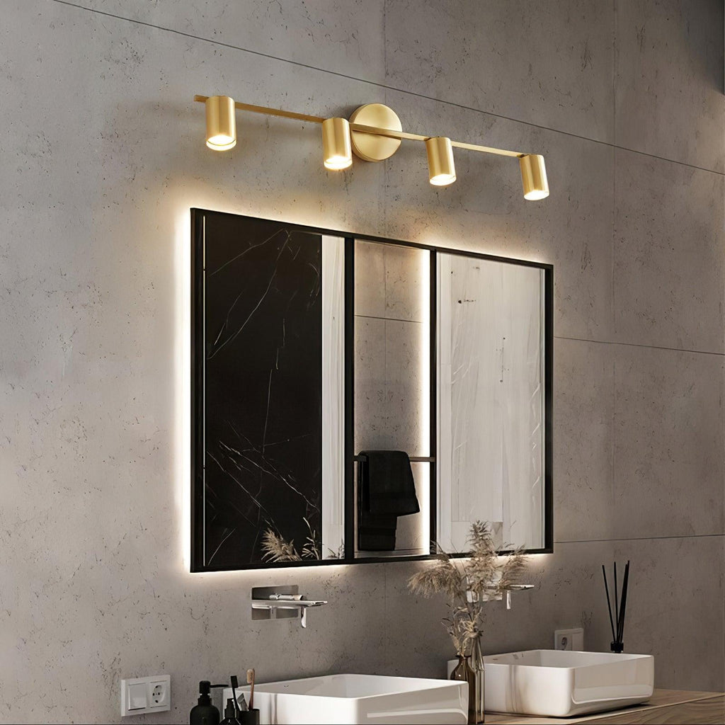 Obrotowy metalowy reflektor szynowy LED — montaż na ścianie i suficie, obrót o 350°