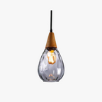 Teardrop Pendant Light Vintage Glass Fixture for Home Ambiance - Euroselle