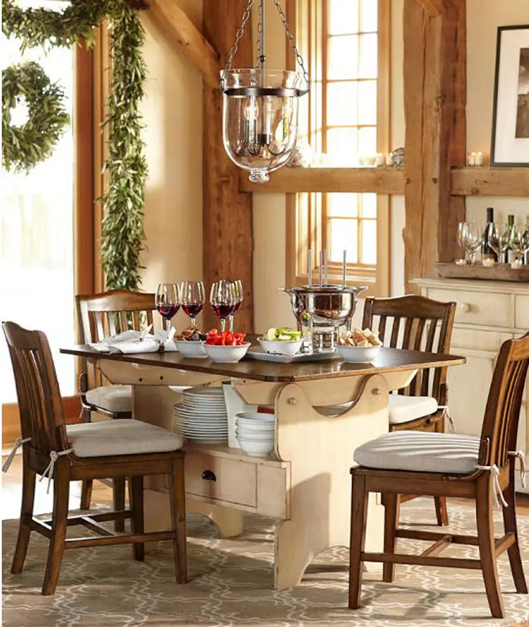 Rustic Bell Jar Pendant Light — Adjustable Height, Direct Downlight