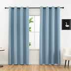 Modern 100% Blackout Curtains with Coated Lining for Bedroom & Living Room - Euroselle