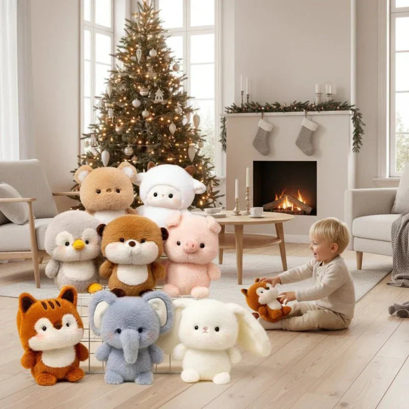 Păpuși animale de pluș moi și confortabile CozyCritter — exterior delicat din pluș cu fir scurt, design ușor și numai bun de îmbrățișat