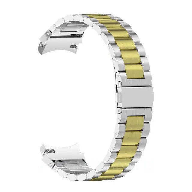 Bracelet en acier inoxydable pour Samsung Galaxy Watch 4 et 5 — Détachement rapide 40/44 mm