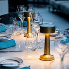 AstraGlow Retro Rechargeable Wireless LED Table Lamp For Restaurants And Bars
