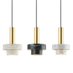 Cromwell Natural Marble Pendant